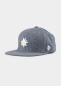 Preview: Cap "Edelweß Flanell" - hellblau (Snapback)