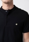 Preview: Poloshirt "Edelweiß" - schwarz