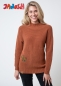 Preview: Knitpullover "Tigerente" - brown