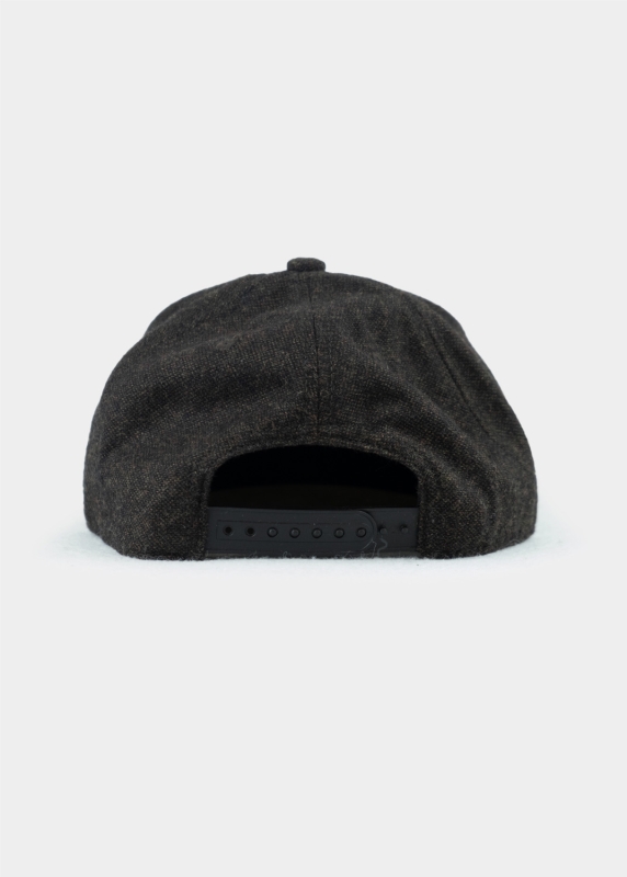 Cap "Edelweiß Flanell" - dark brown (Snapback)