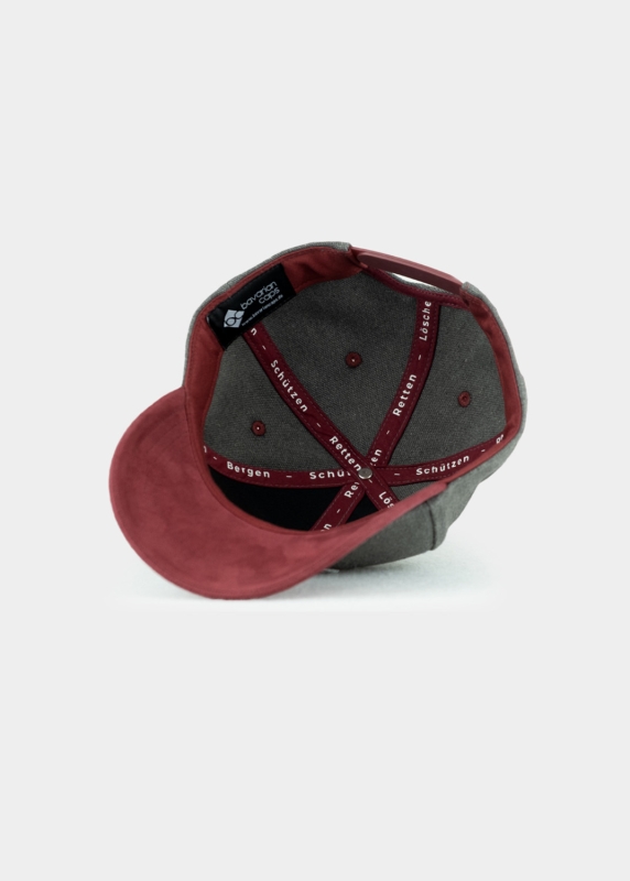 Cap "Feuerwehr" - dark grey (Curved)