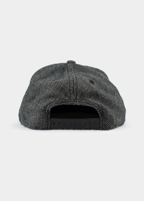 Cap "Gipfelstürmer Tweed" - dunkelgrau (Snapback)