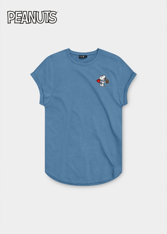 T-Shirt "Peanuts: Snoopy" - dunkelblau