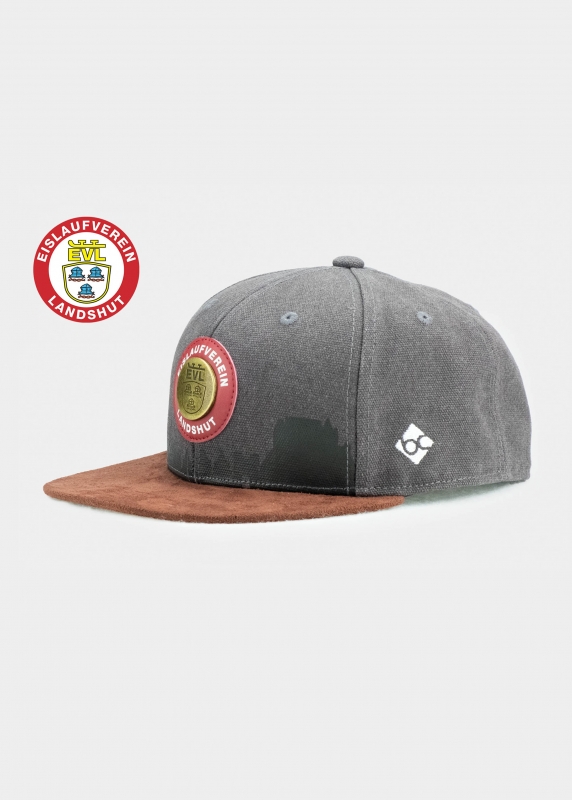 "EV Landshut" - dunkelgrau (Snapback)