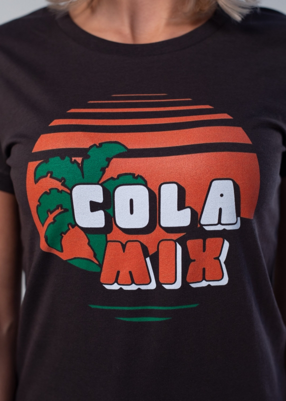 T-Shirt "Flötzinger Cola Mix" - braun, Damen