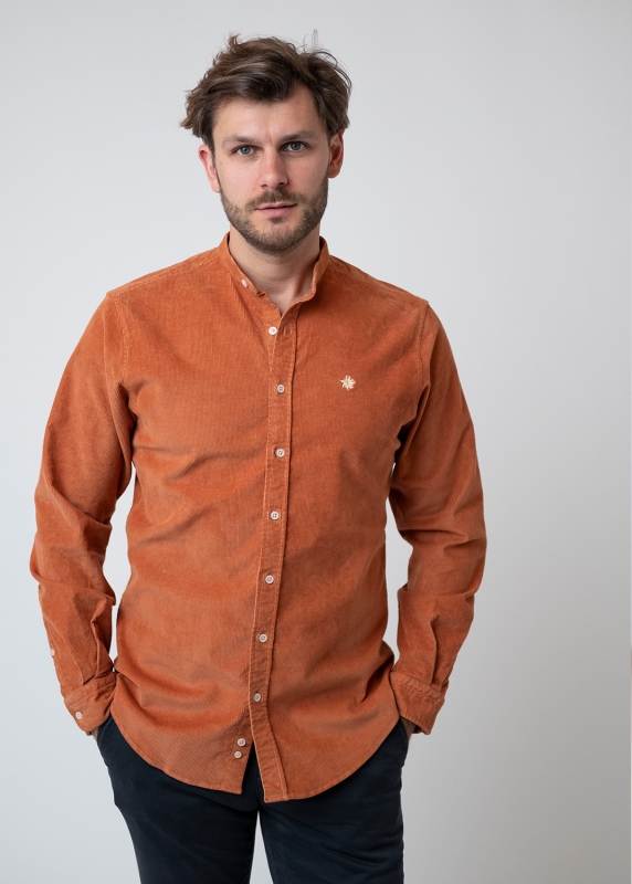 Shirt "Edelweiß Kord" - light brown