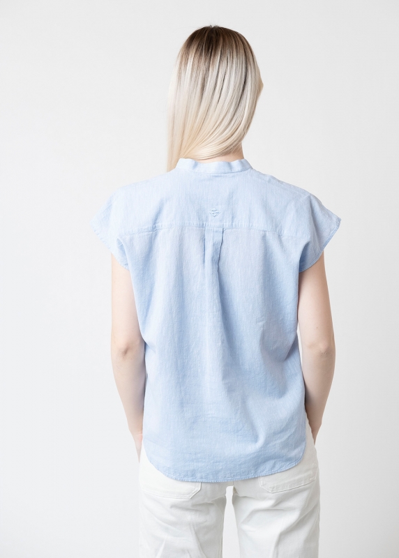 Bluse "Martha" - hellblau