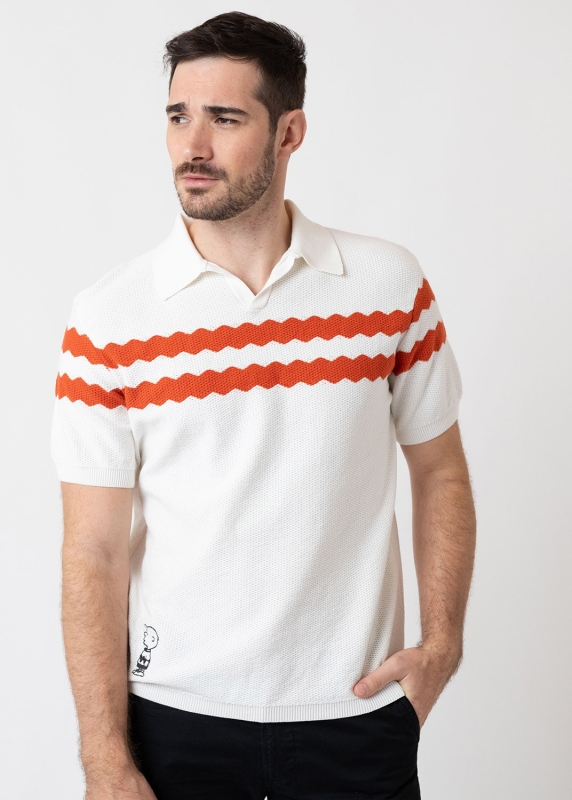 Poloshirt "Peanuts" - altweiß