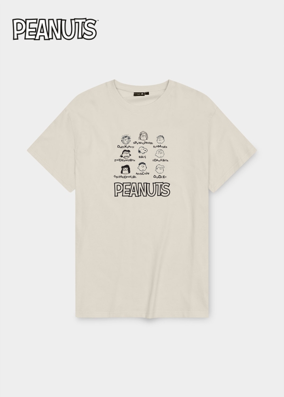 T-Shirt "Peanuts: Grantlers" - altweiß