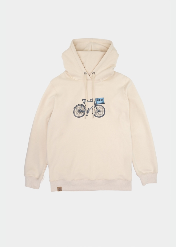 Hoodie "Expresslieferdienst" - beige