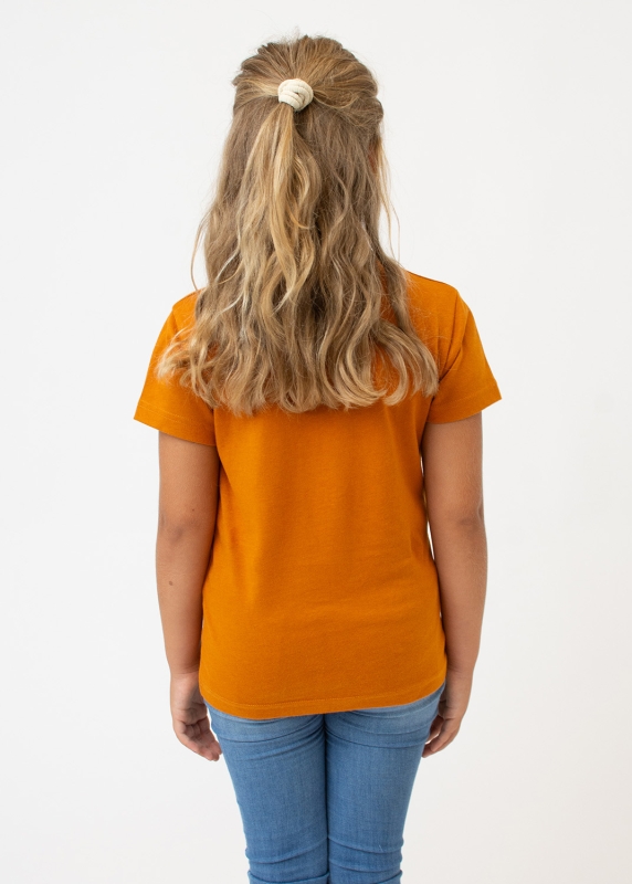 T-Shirt "Oh wie schön ist Bavaria" - orange (Kinder)