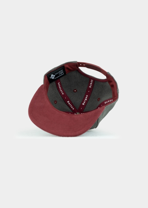 Cap "Feuerwehr" - dark grey, flat (Kinder)