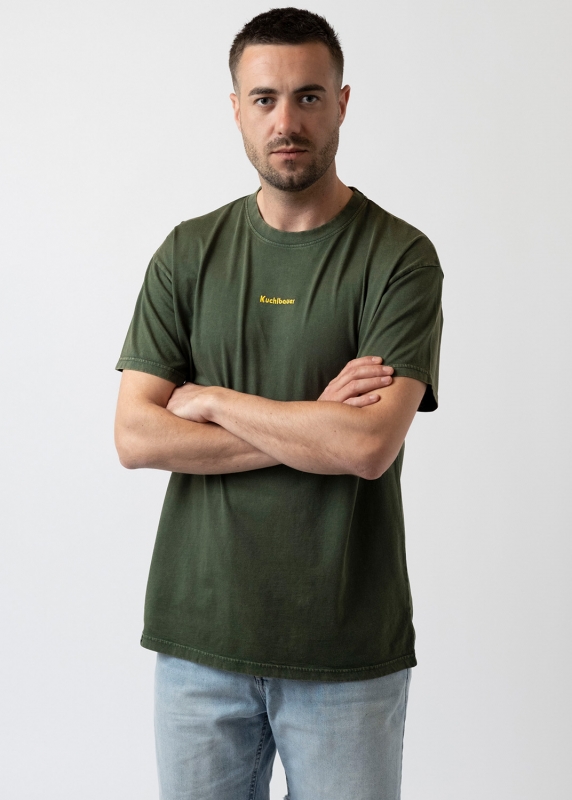 Retro-Shirt "Kuchlbauer" - dunkelgrün