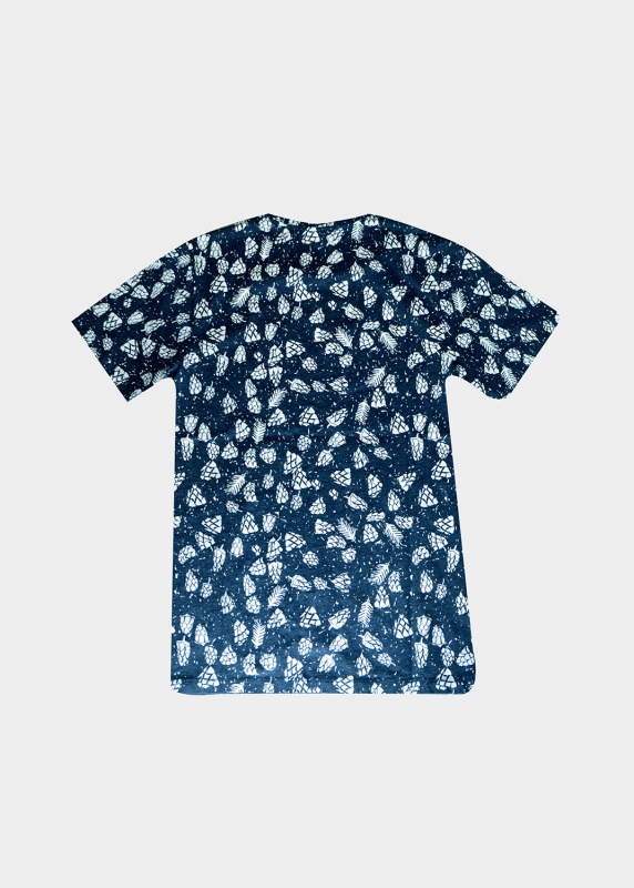 T-Shirt "Hopfenernte" - dunkelblau