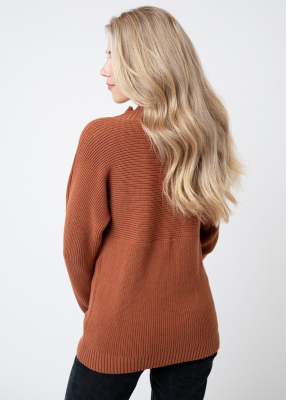 Knitpullover "Tigerente" - brown