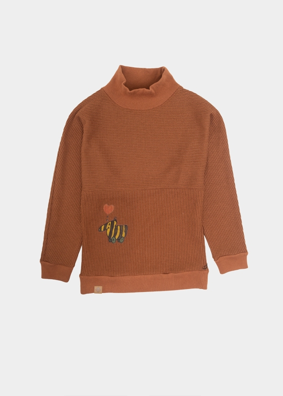 Knitpullover "Tigerente" - brown