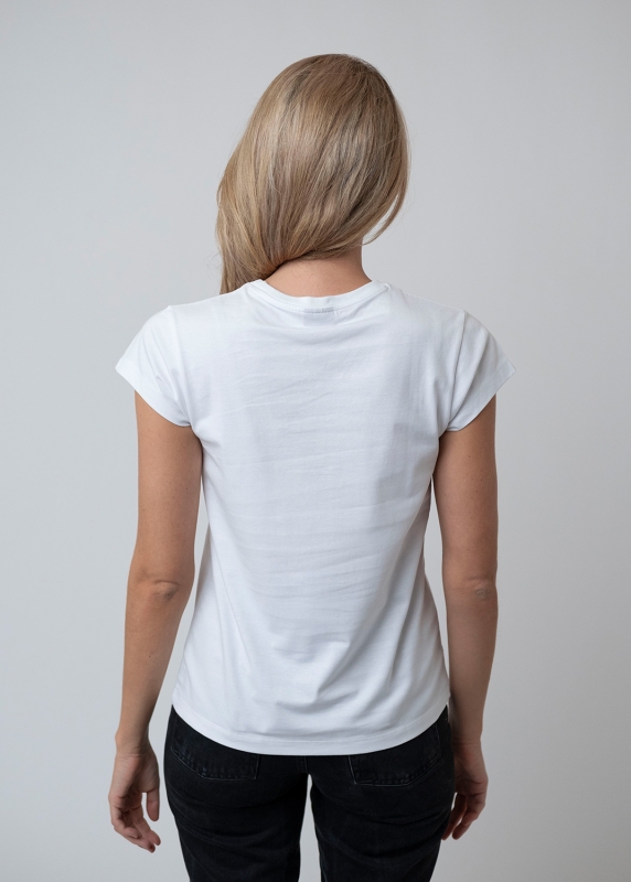 T-Shirt "Sauschön" - white