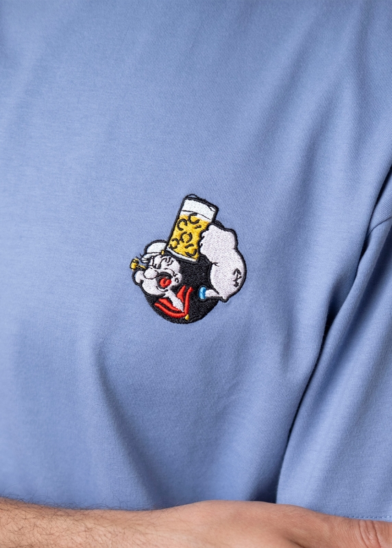 T-Shirt "Popeye" - light blue