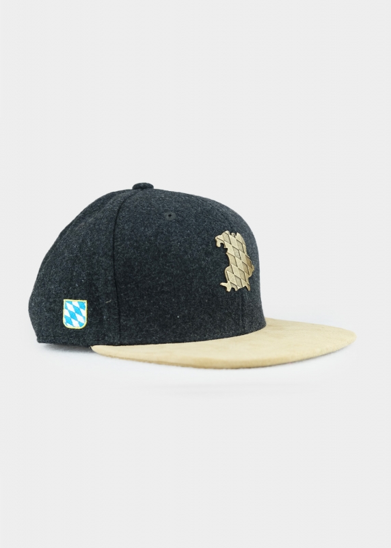 Cap "Freistaat Altbayern" - dunkelgrau (Snapback)