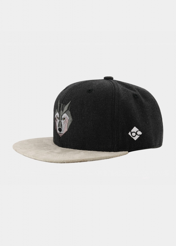 "Wolf" - black (Snapback)