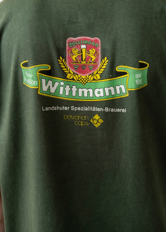 Retro-Shirt "Wittmann" - dunkelgrün
