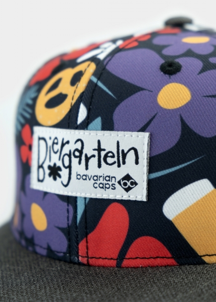 Cap "Biergarteln" - multicolor (Snapback)