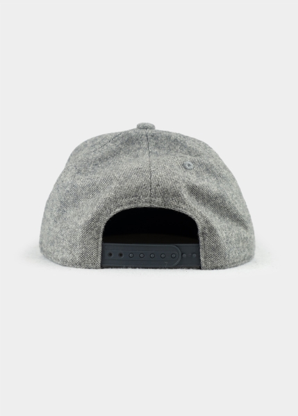 Cap "Edelweiß Flanell" - grau (Snapback)