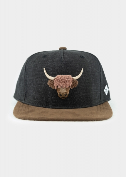 Cap "Hochlandrind" - grau (Snapback)