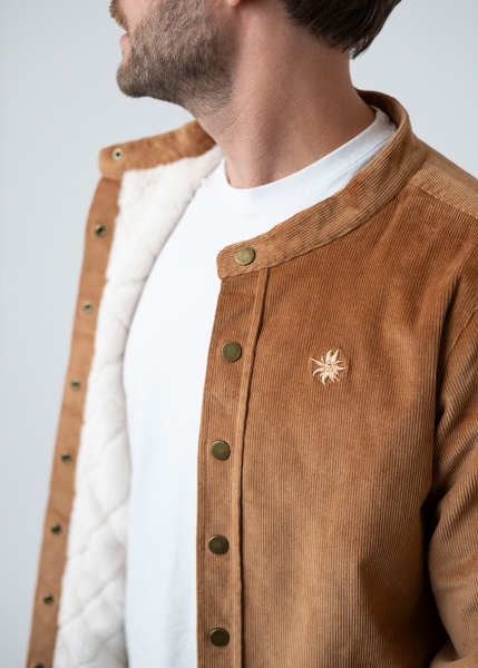 Hemdjacke "Hardkord" - brown