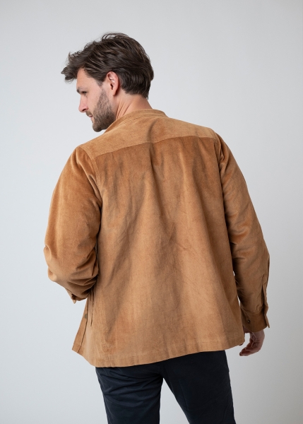 Hemdjacke "Hardkord" - brown