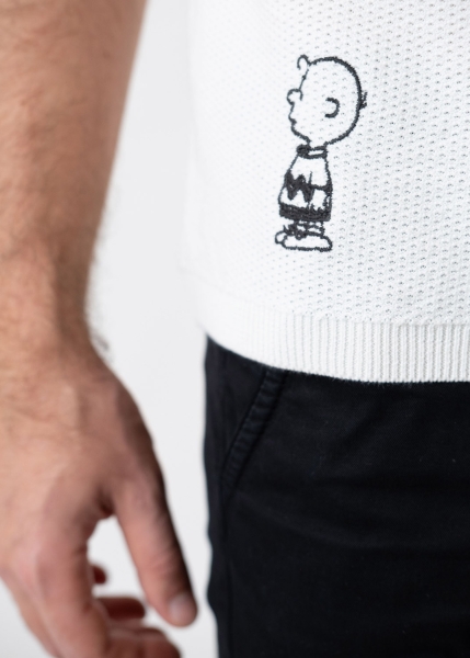 Poloshirt "Peanuts" - altweiß