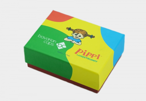 "Pippi Langstrumpf" Sockenbox