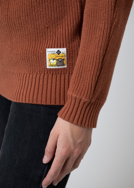 Knitpullover "Tigerente" - brown