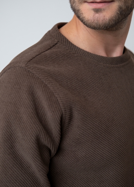 Sweater "Zammreissn" - dark brown