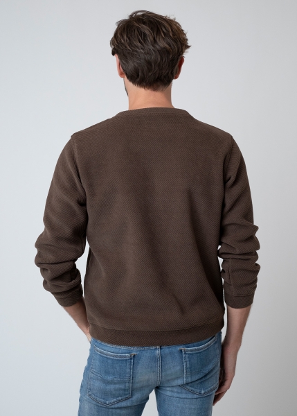 Sweater "Zammreissn" - dark brown