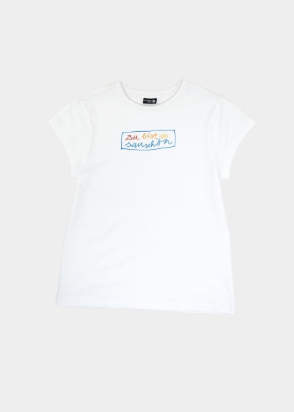 T-Shirt "Sauschön" - white